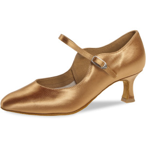 Diamant Damen Tanzschuhe 050-106-087 - Bronze Satin