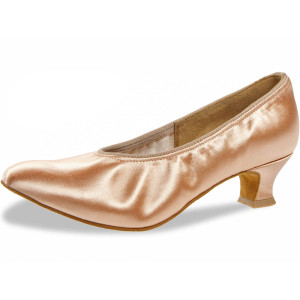 Diamant Mulheres Sapatos de Dança 069-013-094 - Cetim Bege