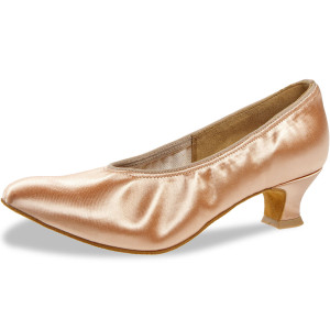 Diamant Femmes Chaussures de Danse 069-013-094 - Satin Beige - 4,2 cm