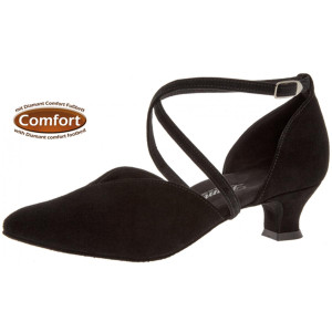 Diamant Women´s dance shoes 107-013-001 - Black Suede - 4,2 cm