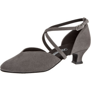 Diamant Mulheres Sapatos de Dança 107-013-009 - Camurça cinza