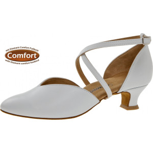 Diamant Mulheres Sapatos de Dança 107-013-033 - Pele Branco