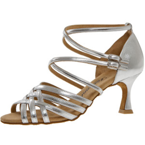 Diamant Mujeres Zapatos de Baile 108-087-013 - Plateado - 6,5 cm Flare [UK 3,5]