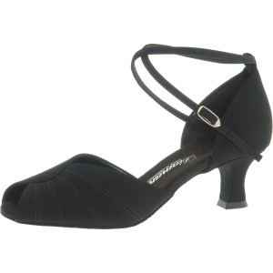 Diamant Mulheres Sapatos de Dança 027-064-040 - Nubuck Preto - 5 cm