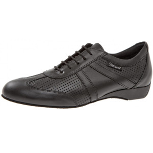 Diamant Hommes Ballroom Sneakers 133-225-042 - Cuir Noir [Large] - 2,5 cm