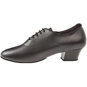 Diamant Hommes Latin Chaussures de Danse 138-224-034 - Cuir Noir - 4 cm