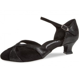 Diamant Femmes Chaussures de Danse 142-112-084 - Suède Noir - 4,2 cm
