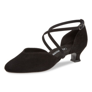 Diamant Mulheres Sapatos de dança 170-112-001-V - Camurça Preto - 4,2 cm