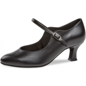 Diamant Women´s dance shoes 050-068-034 - Black Leather - 5 cm
