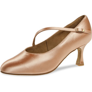 Diamant Damen Tanzschuhe 166-185-094 - Satin Beige