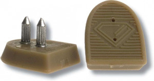 Diamant Replacement Heel Tips [Beige - Flare]