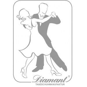 Diamant Sticker [Silver - ca. 113x79mm]