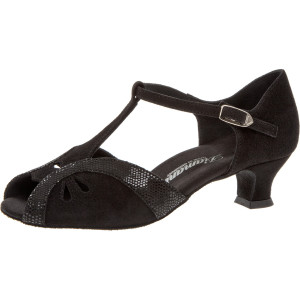 Diamant Femmes Chaussures de Danse 019-011-208 - Suède Noir - 4,2 cm Spanish  - Größe: UK 7
