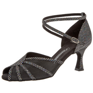 Diamant Mujeres Zapatos de Baile 020-087-183 - Tejido/Mesh - 6,5 cm Flare  - Größe: UK 5