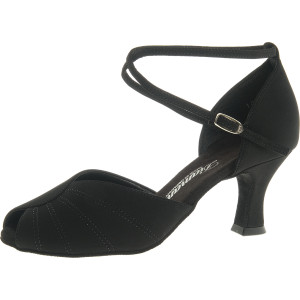 Diamant Sapatos de Dança 027-060-040 - Nubuck Preto - 6,5 cm Latino  - Größe: UK 6