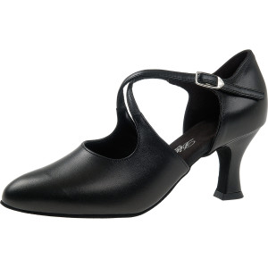 Diamant - Damen Tanzschuhe 052-080-034 - Leder Schwarz