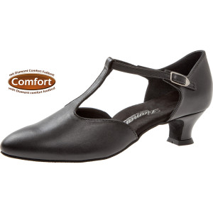 Diamant Mulheres Sapatos de Dança 053-014-034 - Cuoro Preto - 4,2 cm