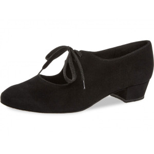 Diamant Mulheres Sapatos de Dança 057-029-001 - Camurça Preto - 2,8 cm