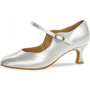 Diamant - Mulheres Sapatos de Dança / de Noiva 050-106-092 - Cetim Branco - 5 cm