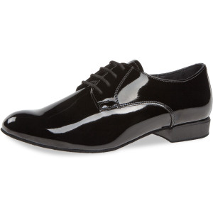 Diamant Hommes Chaussures de Danse 179-025-038 - Vernis Noir - Large   - Größe: UK 8,5