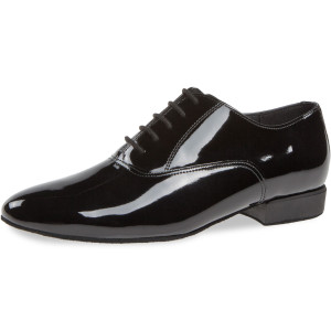 Diamant Hommes Chaussures de Danse 180-075-038 - Vernis Noir - 2 cm