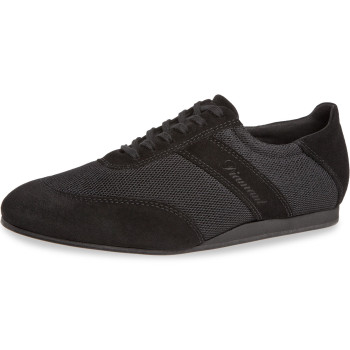 Diamant - Homens Social Dance Sneakers 192-425-577-V - Suede Preto - VarioSpin