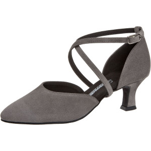 Diamant - Mulheres Sapatos de Dança 048-068-009 - Camurça cinza