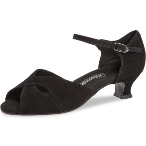 Diamant - Mujeres Zapatos de Baile 162-011-001-V - Cuero Negro - VarioSpin