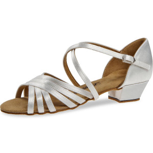 Diamant Mädchen Tanzschuhe 196-030-092 - Satin Weiß