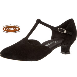 Diamant - Damen Tanzschuhe 053-014-001 - Schwarz [Weit]