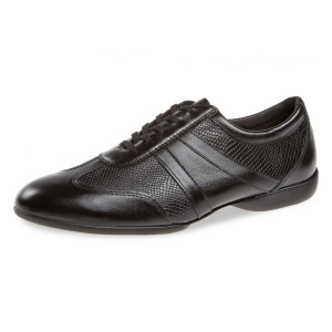 - Made in Germany Suola Divisa Comfort Pelle/Tela Navy Blu Diamant Uomini Dance Sneakers 123-325-565 Wide 