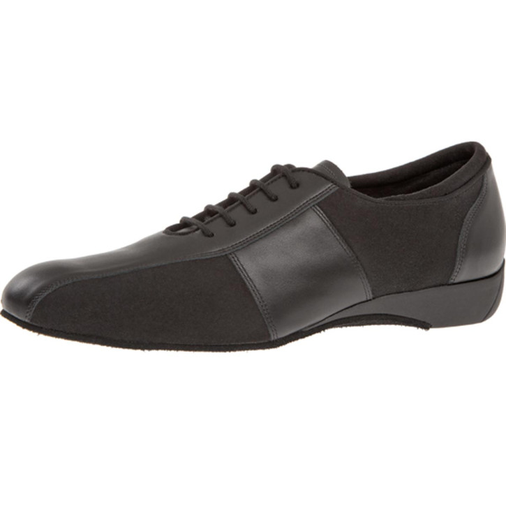Diamant Herren Ballroom Sneakers 143-225-380- Leder Schwarz [Weit]