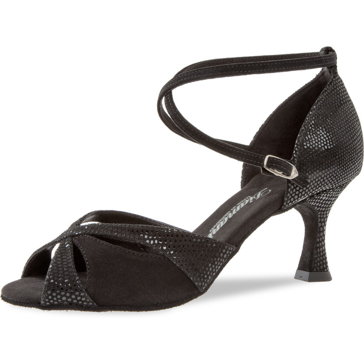 Diamant Damen Tanzschuhe 141-087-084 - Velour Schwarz