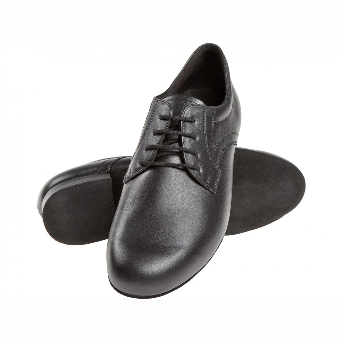 Diamant Hommes Chaussures de Danse Latine 091-024-028 - Cuir Noir - 4 cm  Latin [UK 7]-091-024-028_7