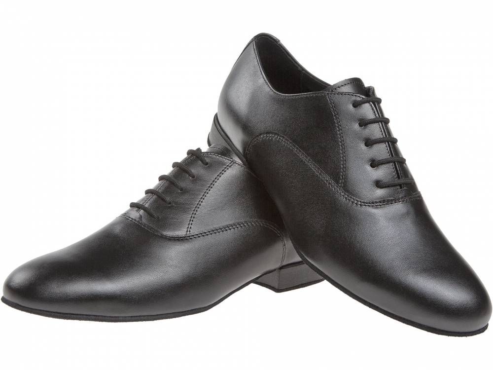 Diamant Hommes Chaussures de Danse Latine 091-024-028 - Cuir Noir - 4 cm  Latin [UK 7]-091-024-028_7